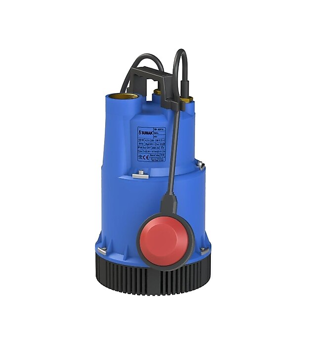 Sumak SDF13 - 1 Hp Plastik Gövdeli Drenaj Dalgıç Pompa