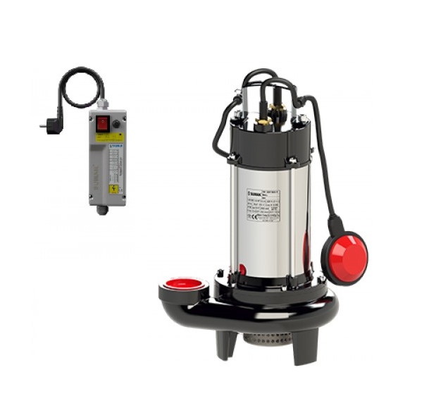 Sumak SDF18/1.5-Y- 1.8 Hp Paslanmaz Gövdeli Kirli Su Dalgıç Pompa