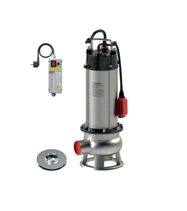 Sumak SDF 30/2 İNOX - 3 Hp Paslanmaz Gövdeli Kirli Su Dalgıç pompa 220v