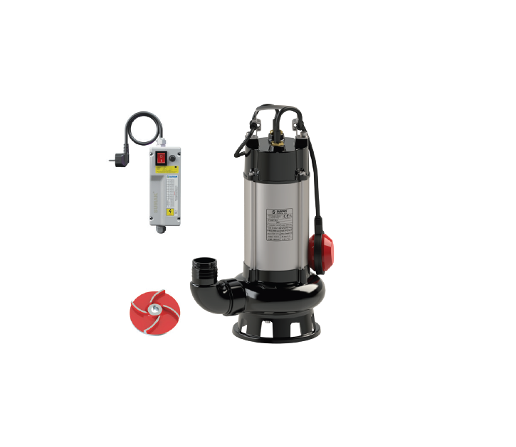 Sumak SDT19/2 - 1.8 HP 380v Atık Su Dalgıç Pompa