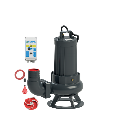 Sumak SDTV 50/4 - 5.5 Hp Foseptik Dalgıç Pompa 1450d/d