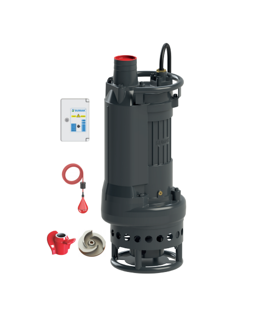 SUMAK SDT75/3 C - 7.5 HP Karıştırıcılı Çamur Suyu Dalgıç Pompa 1450 d/d