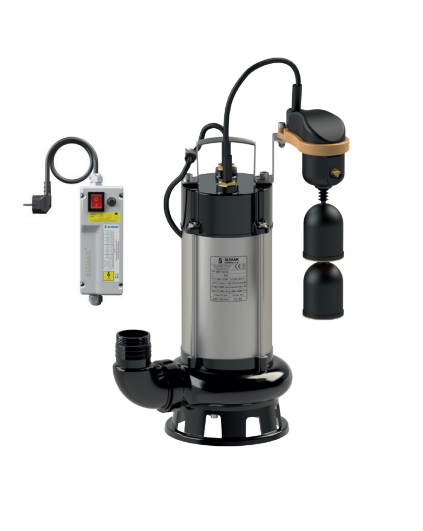Sumak SDF18/2A - 1.8 Hp Asansör Flatörlü Atık Su Dalgıç Pompa