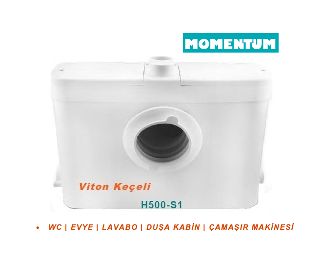 Momentum H500-s1 - 400W Parçalayıcı Bıçaklı Wc Öğütücü 1 Wc + 3 Ünite