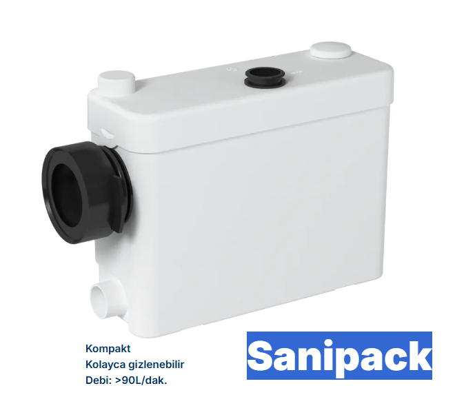 SFA Sanipack - Foseptik Tahliye Cihazı 1Wc + 3 Ünite  (Wc Öğütücü)