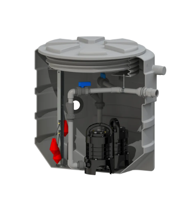 SFA Sanifos 610 2 GR S - Çift Pom. Foseptik Tahliye İstasyonu  280 Lt (220v)